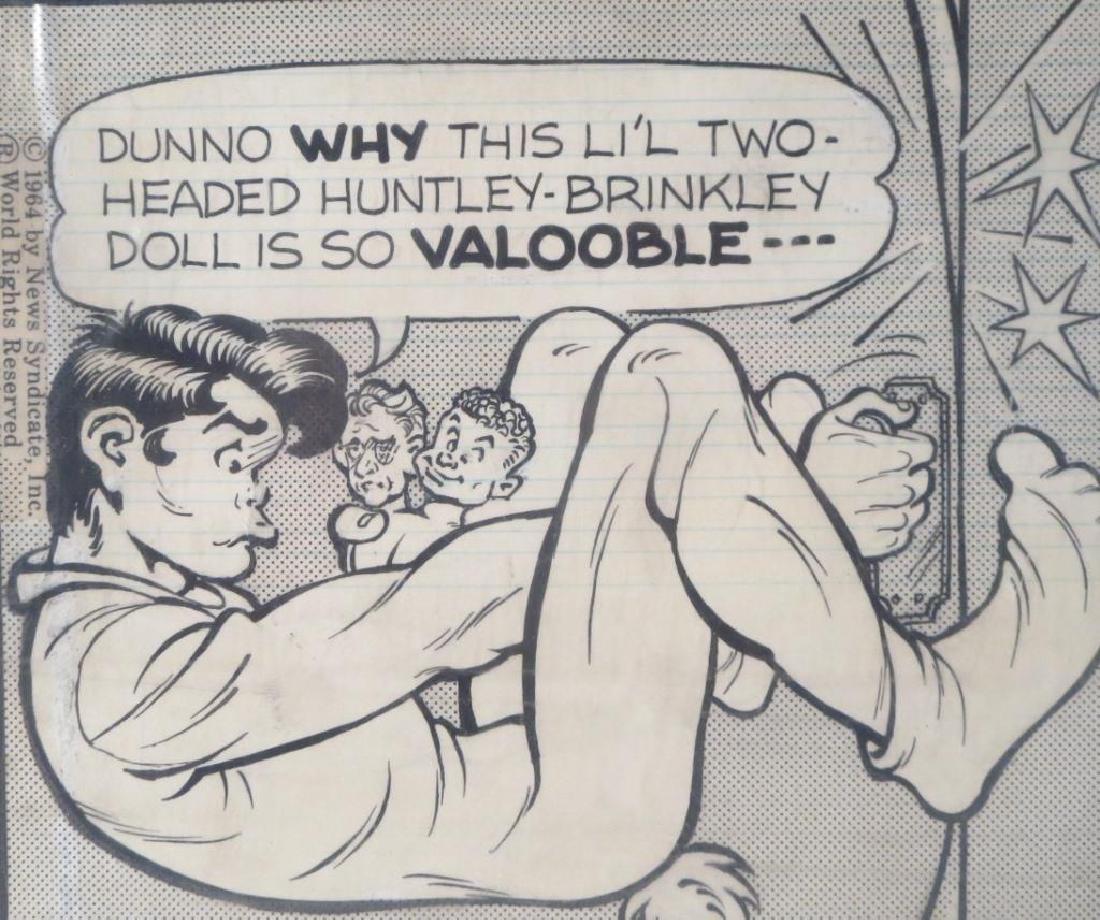 Al Capp 1909-1979 Li'l Abner Huntley-Brinkley 1964 (1 of 4)