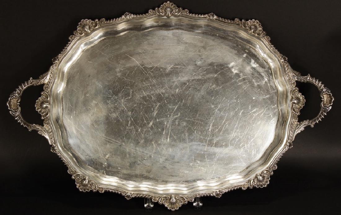 Massive Birks & Son Sterling Tray, 130 Troy Ounces (1 of 6)