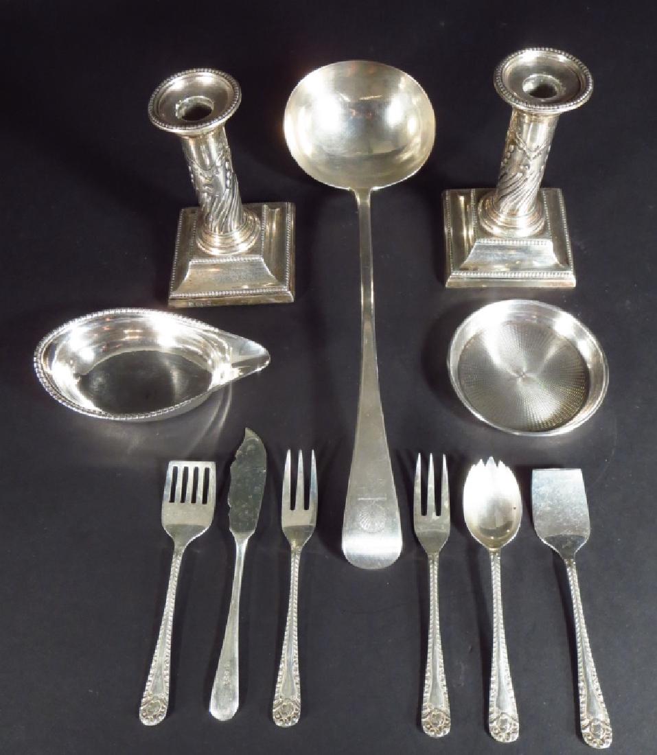 11 Pcs. English Sterling: Georgian and 20th c. (1 of 7)