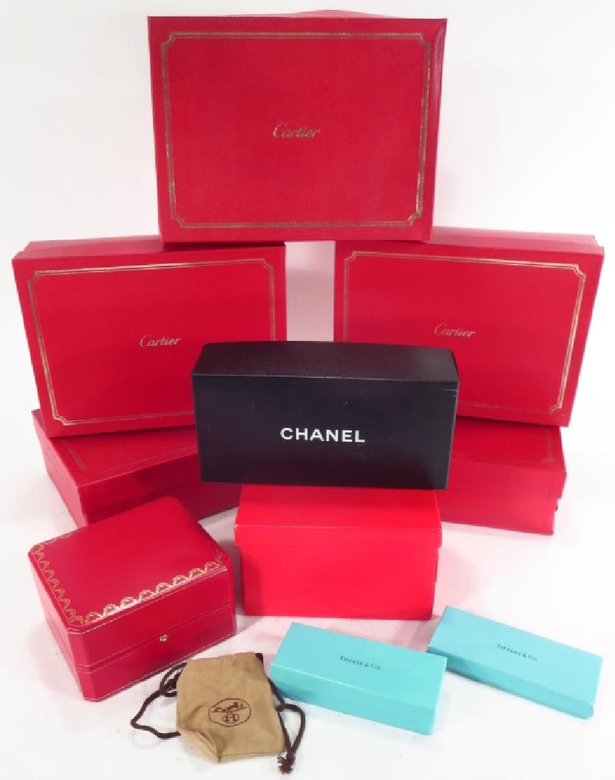 Designer Boxes; Cartier, Tiffany, Chanel (1 of 4)
