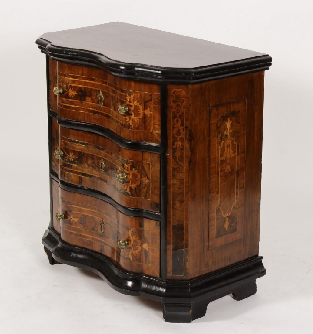 Dutch Marquetry Three Drawer Chest 18th / 19th C. (1 of 9)