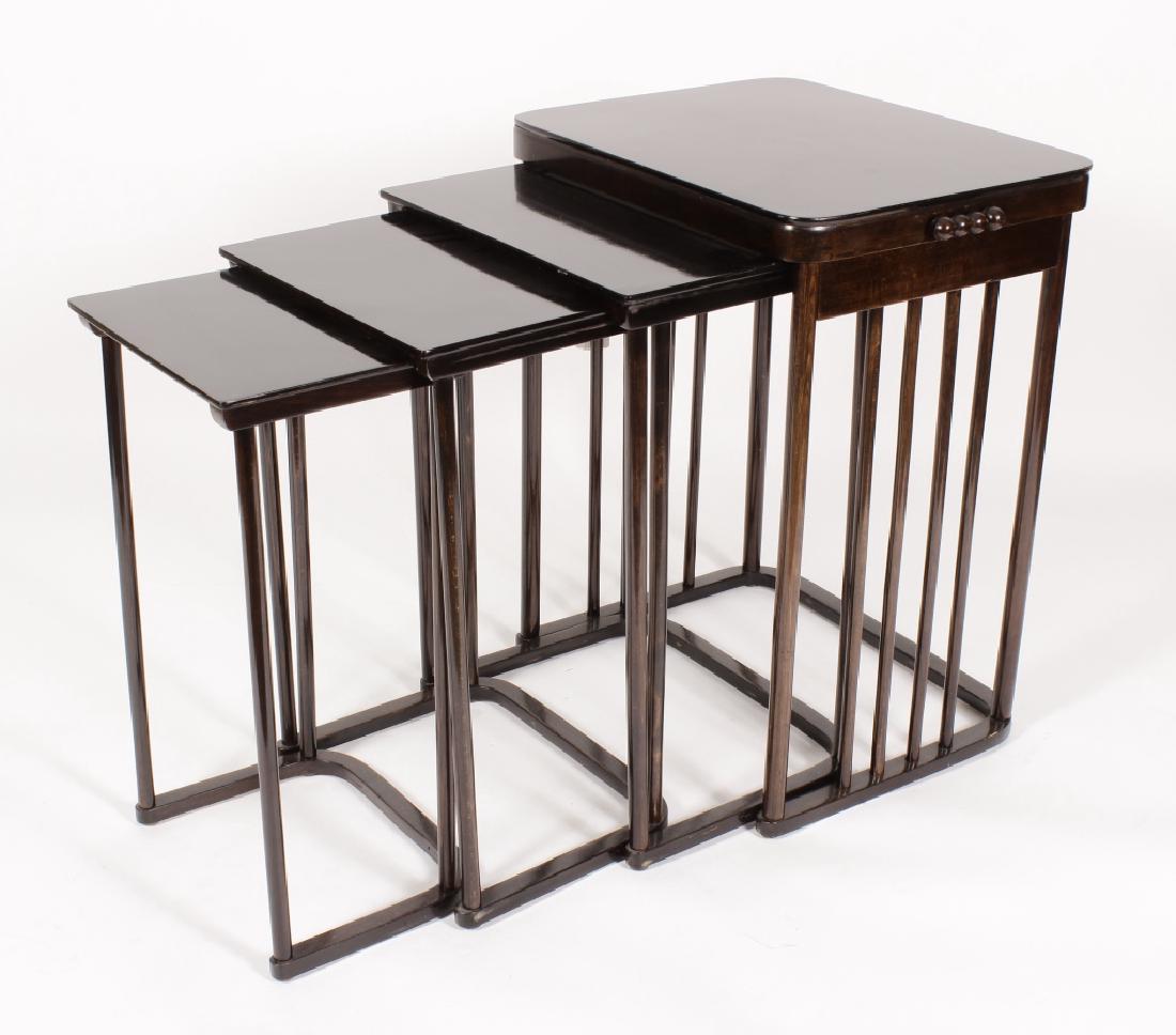 Art Deco Lacquered Wood Nesting Tables,c.1930 (1 of 5)