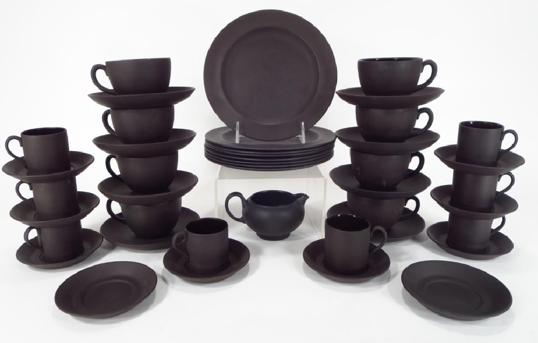 Wedgewood Basalt Dessert Set (1 of 5)