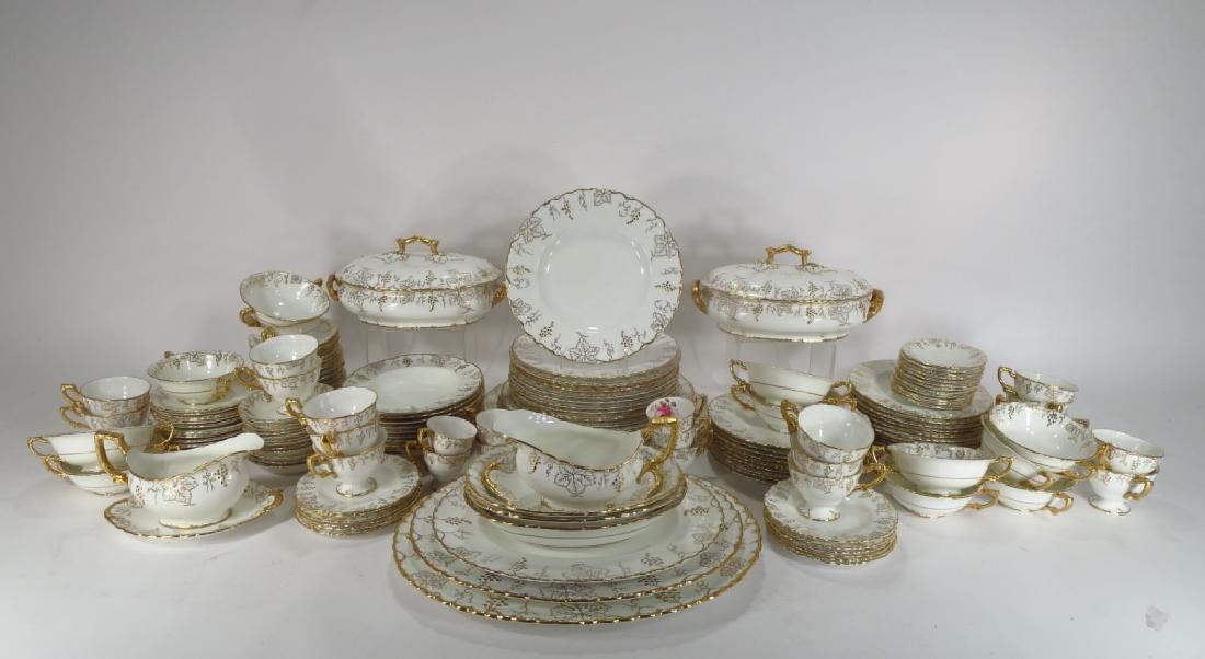 Massive Royal Crown Derby White "Vine" Svc (1 of 5)