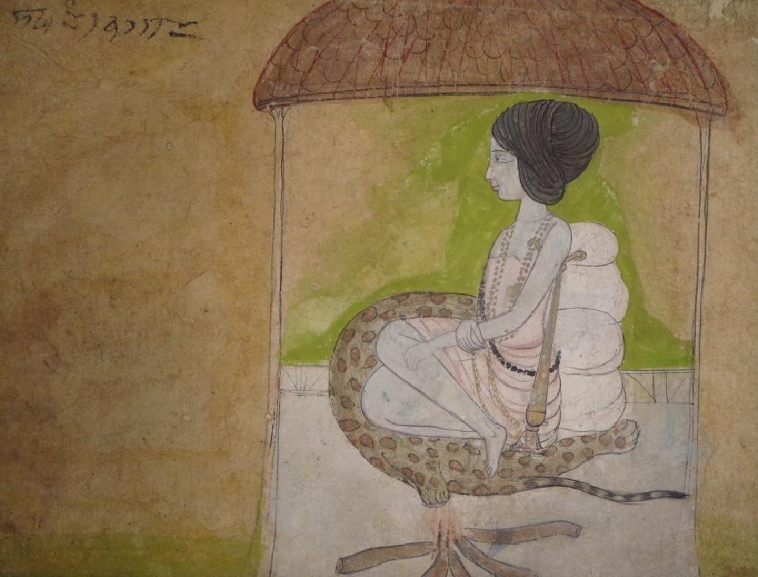 2 Persian Miniature Paintings,L.19th C. (1 of 9)