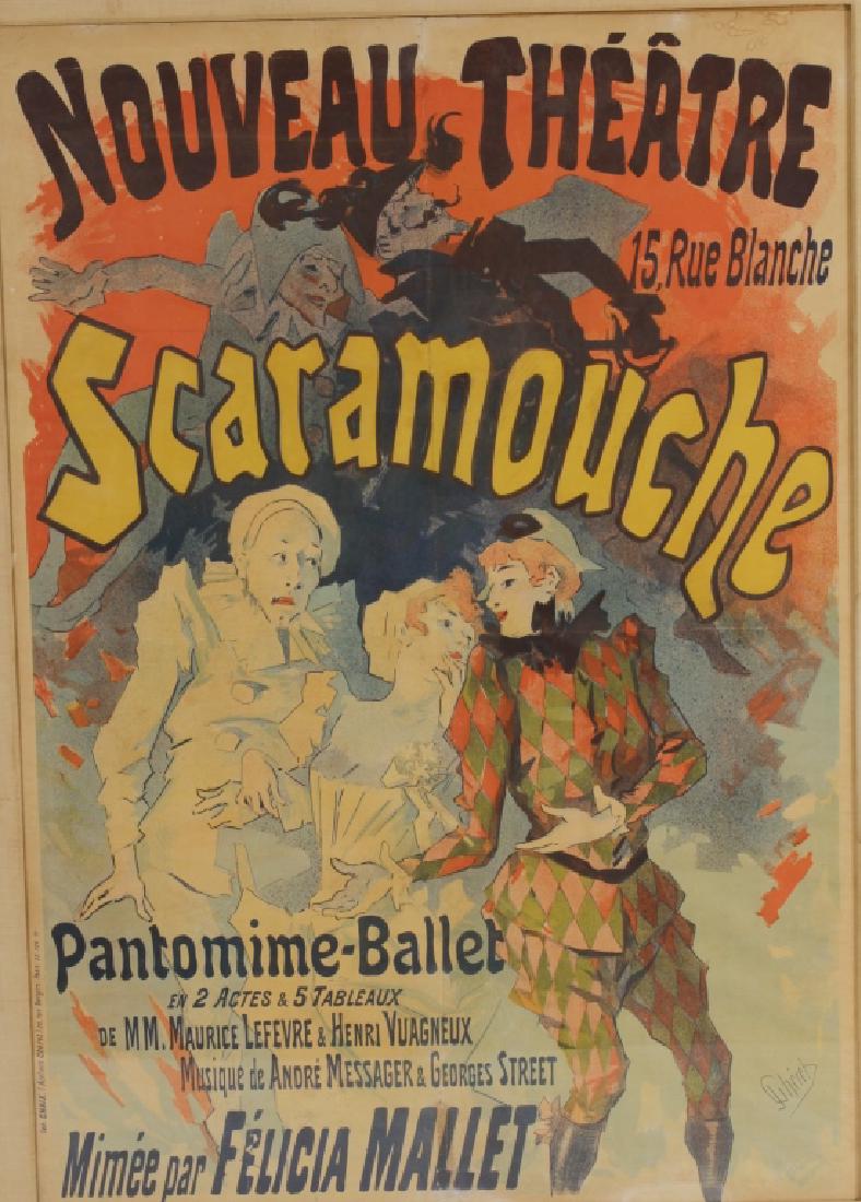 Jules Cheret, Fr., 1836-1932, "Scaramouche" Poster (1 of 9)