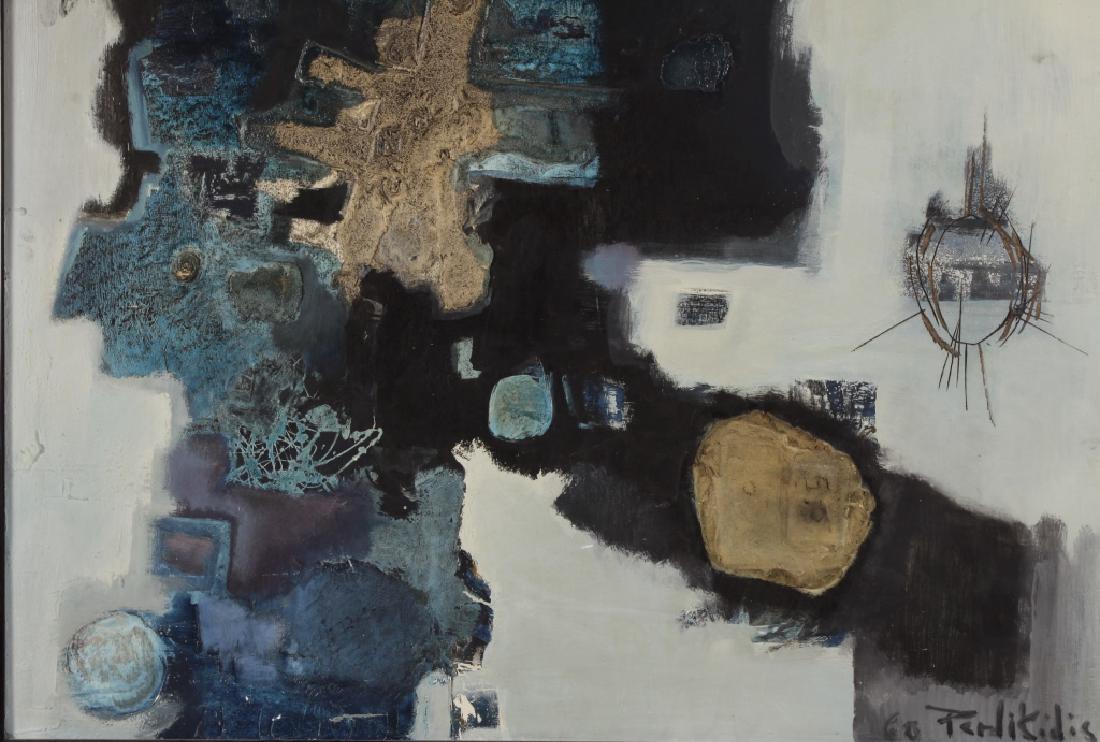 Dimitri Perdikidis 1922-89 Blue Abstract O/B 1960 (1 of 6)