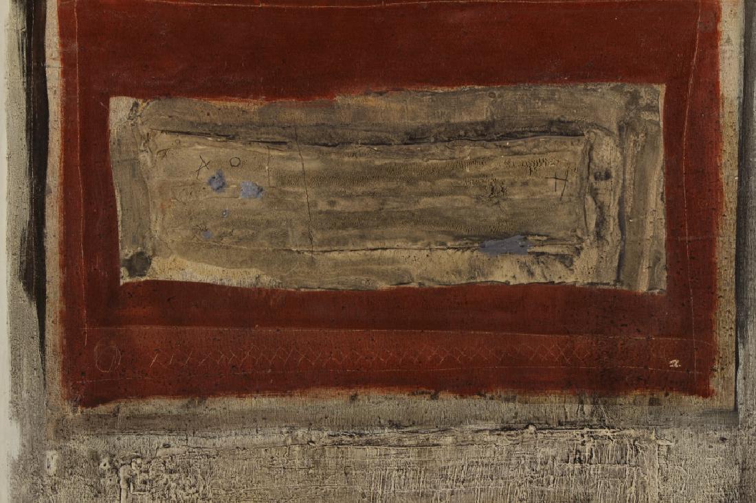 Dimitri Perdikidis 1922-89 Red Rectangle O/B (1 of 6)