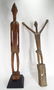 Dogon Wood Female and a Dogon Face Mask