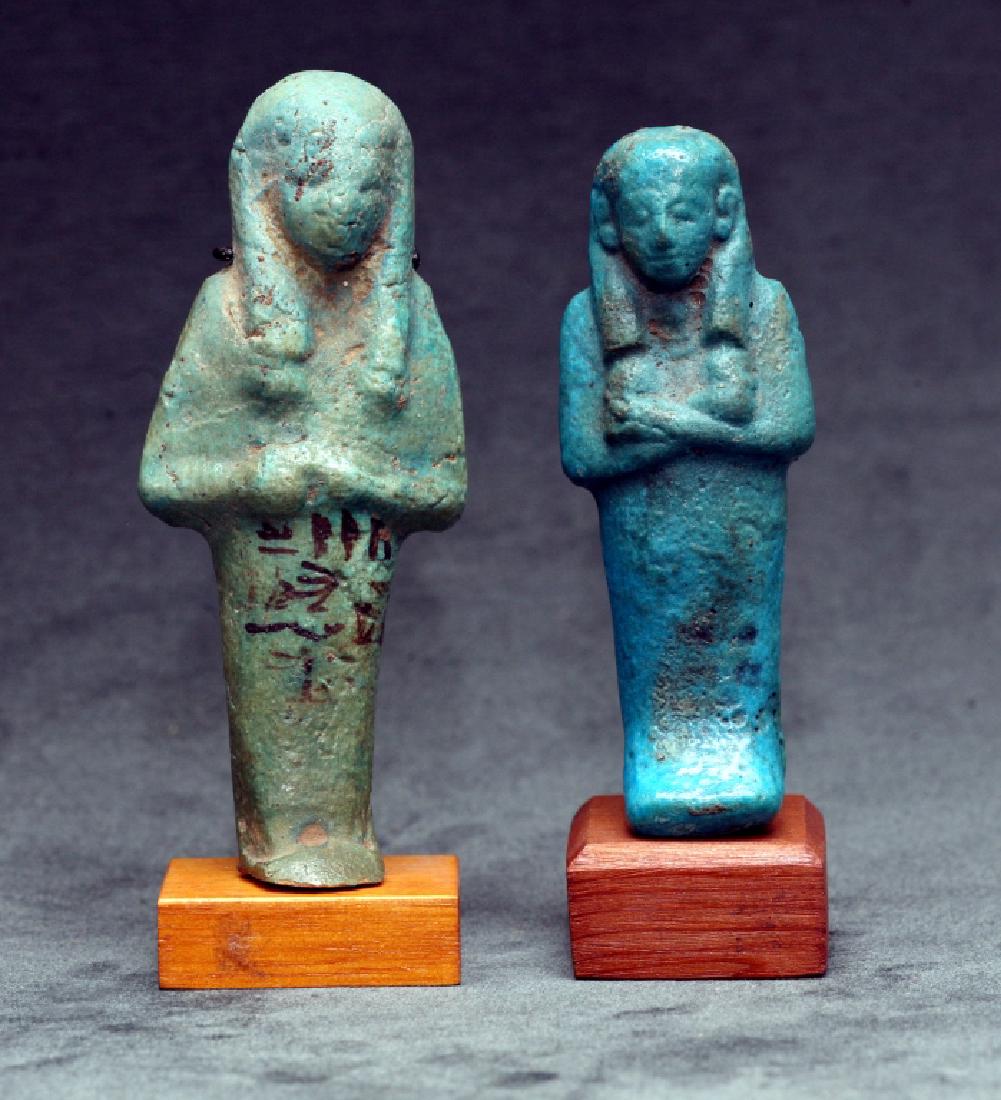 Egyptian Ushabti of Wennefer, & another, 1000 BC. (1 of 7)
