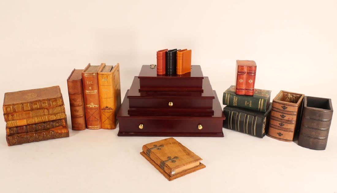Group of Book Form Objects and Faux Books (1 of 6)