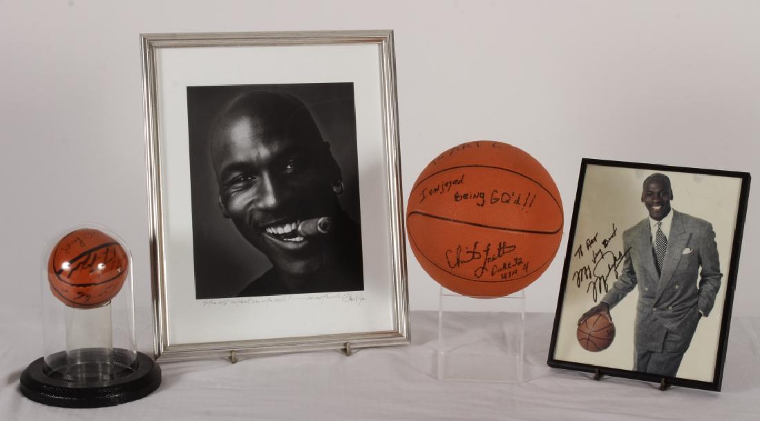 Basketball: Signed Jordan, Laettner, Seinfeld (1 of 9)