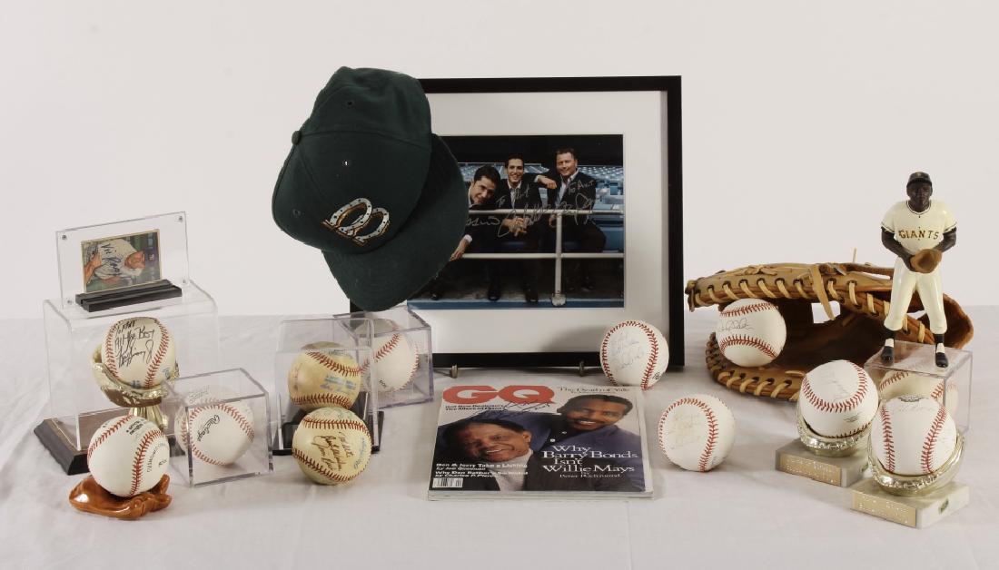 MLB Signed: Mays Ripken Sandberg Ryan Ken Jr. (1 of 8)