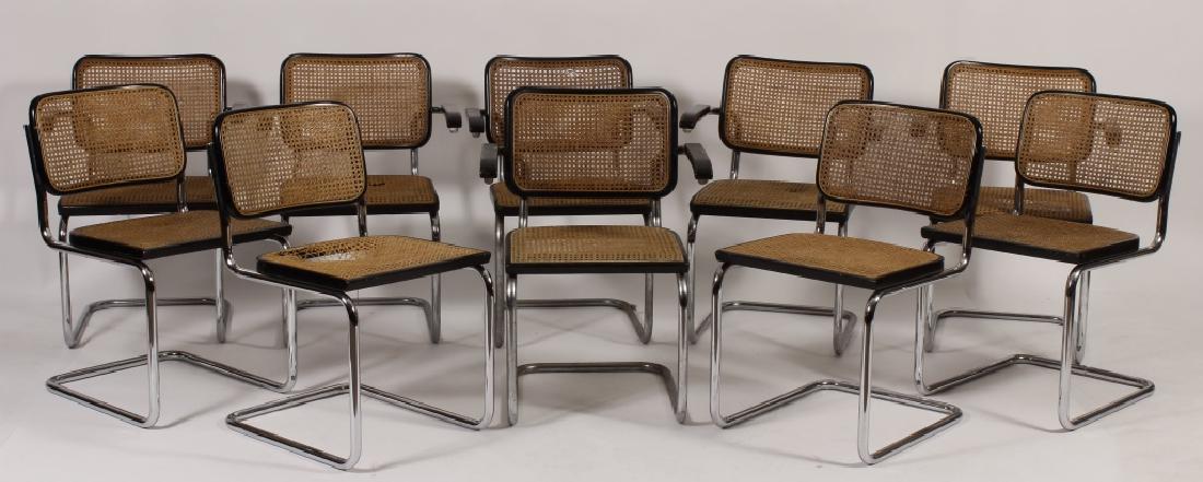 10 Marcel Breuer Thonet Cesca Steel/Cane Chairs (1 of 10)