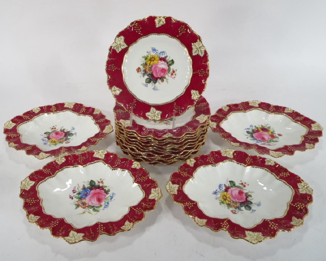 Royal Crown Derby "Marone Vine" Hand Painted China (1 of 5)