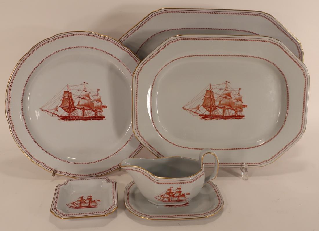 Lot 125+ Spode Red Trade Winds & Adams Calyx Ware (1 of 6)