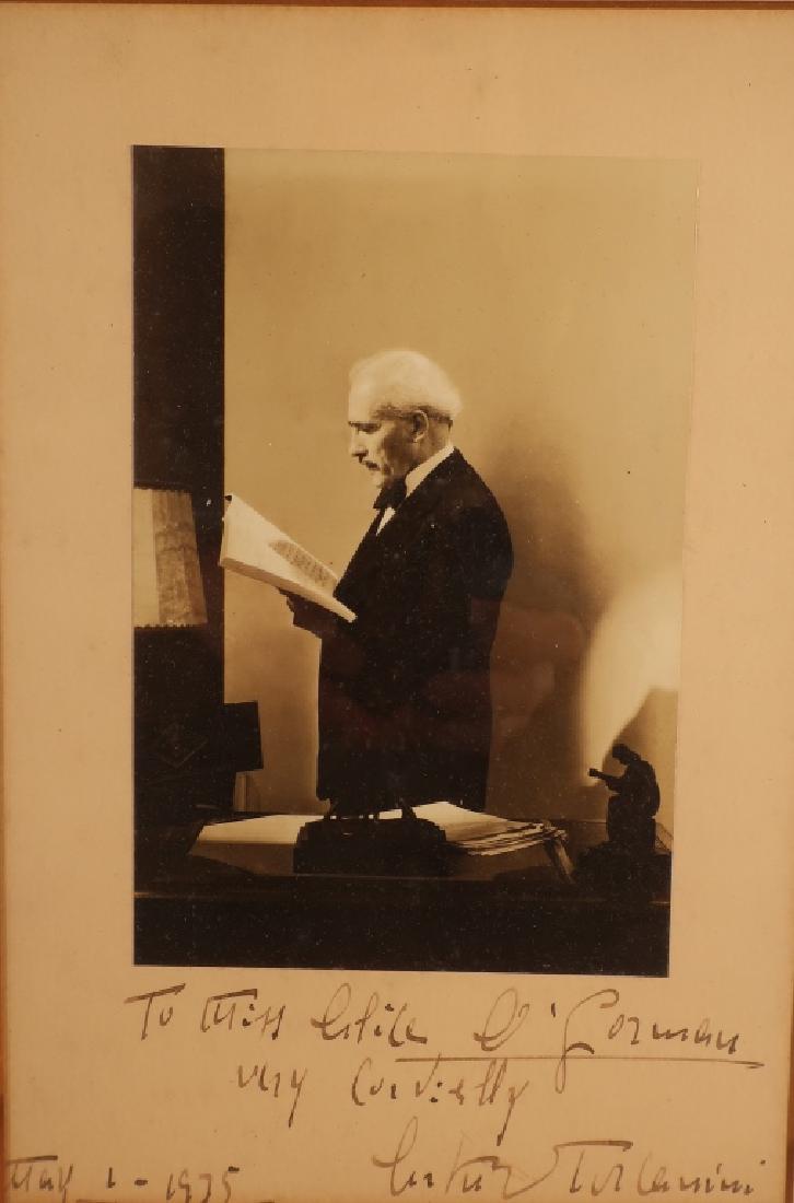 Arturo Toscanini Hand-Signed Inscribed 1935 Photo (1 of 6)