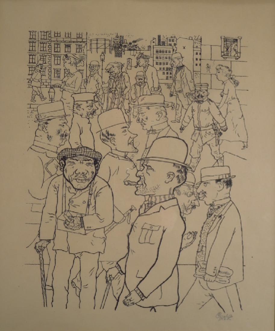 Georg Grosz, Ger., "Vollkommene Mensch" Litho (1 of 6)