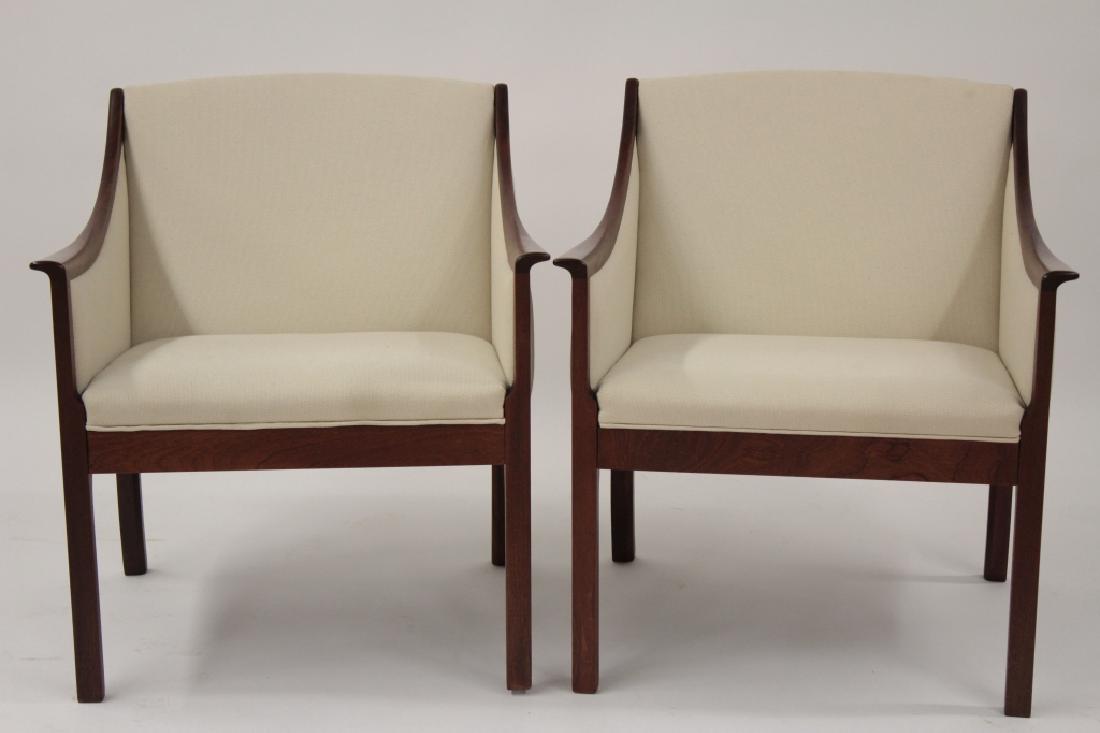 Pair of Ole Wanscher Armchairs for A.J. Iverson (1 of 7)