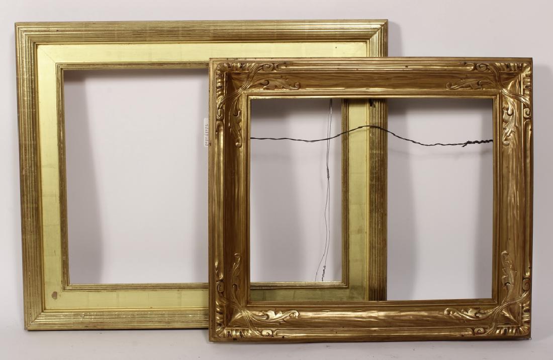 2 Modern/Art Nouveau Style Gilt Wood Frames (1 of 7)