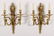 Pr. of Neoclassical Style Gilt Bronze Sconces