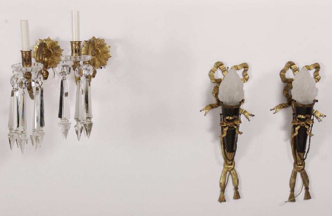 2 Prs.Regency/Art Nouveau Wall Sconces (1 of 8)