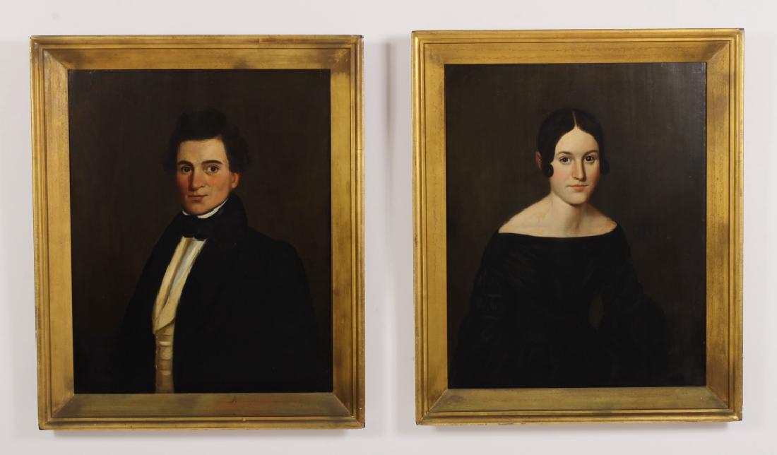 Pair of Portraits, e.19th C.,Wadsworth Family, O/B (1 of 7)