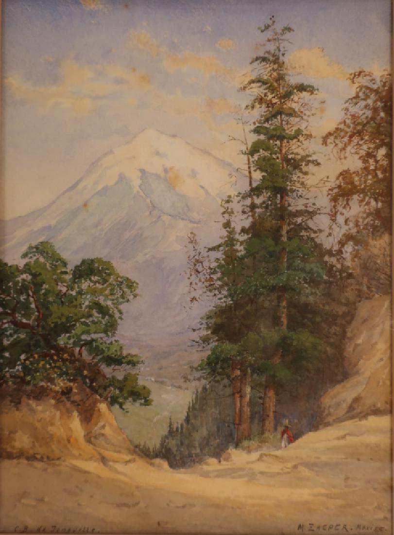 Zaeper-de Jongville, Popocatepetl Volvano, W/C (1 of 6)