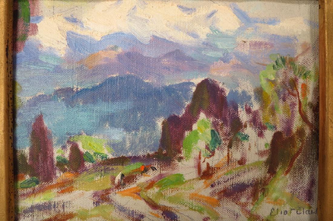 Eliot Clark 1883-1980 Landscape & "Blizzard", o/c (1 of 10)