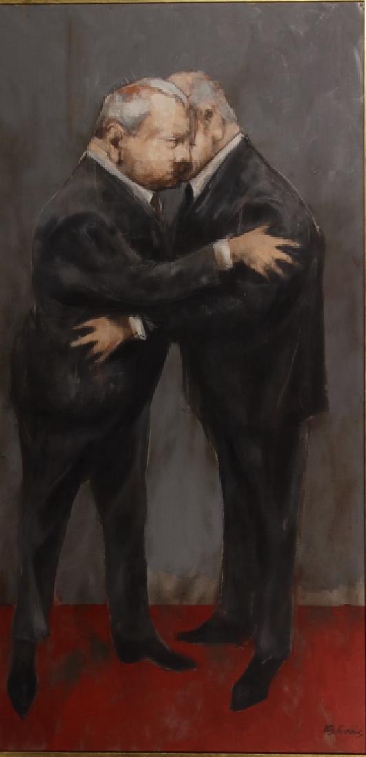 John Dobbs "The Embrace" O/C 1967 (1 of 9)