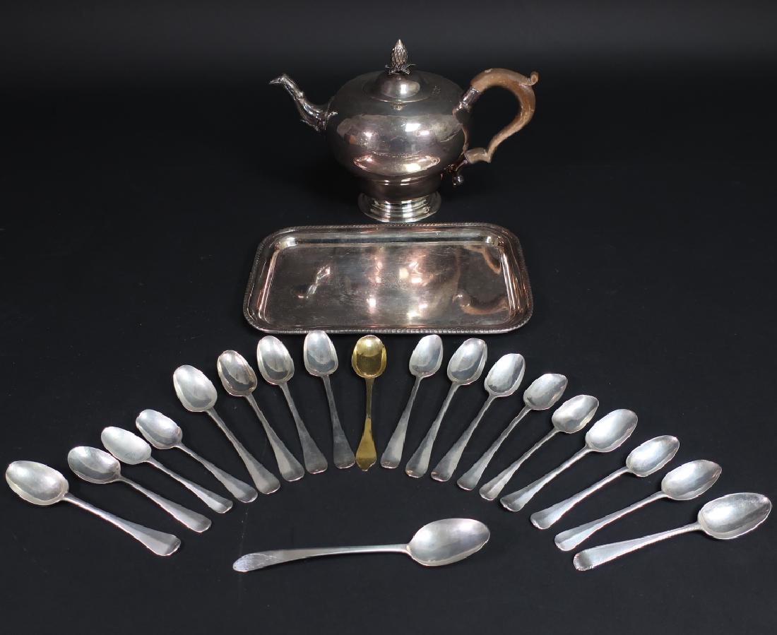 Lot of British Sterling/Coin Silver, 19th C. (1 of 9)