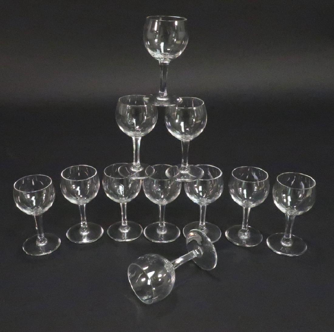 10 Baccarat Crystal Cordial Glasses (1 of 3)
