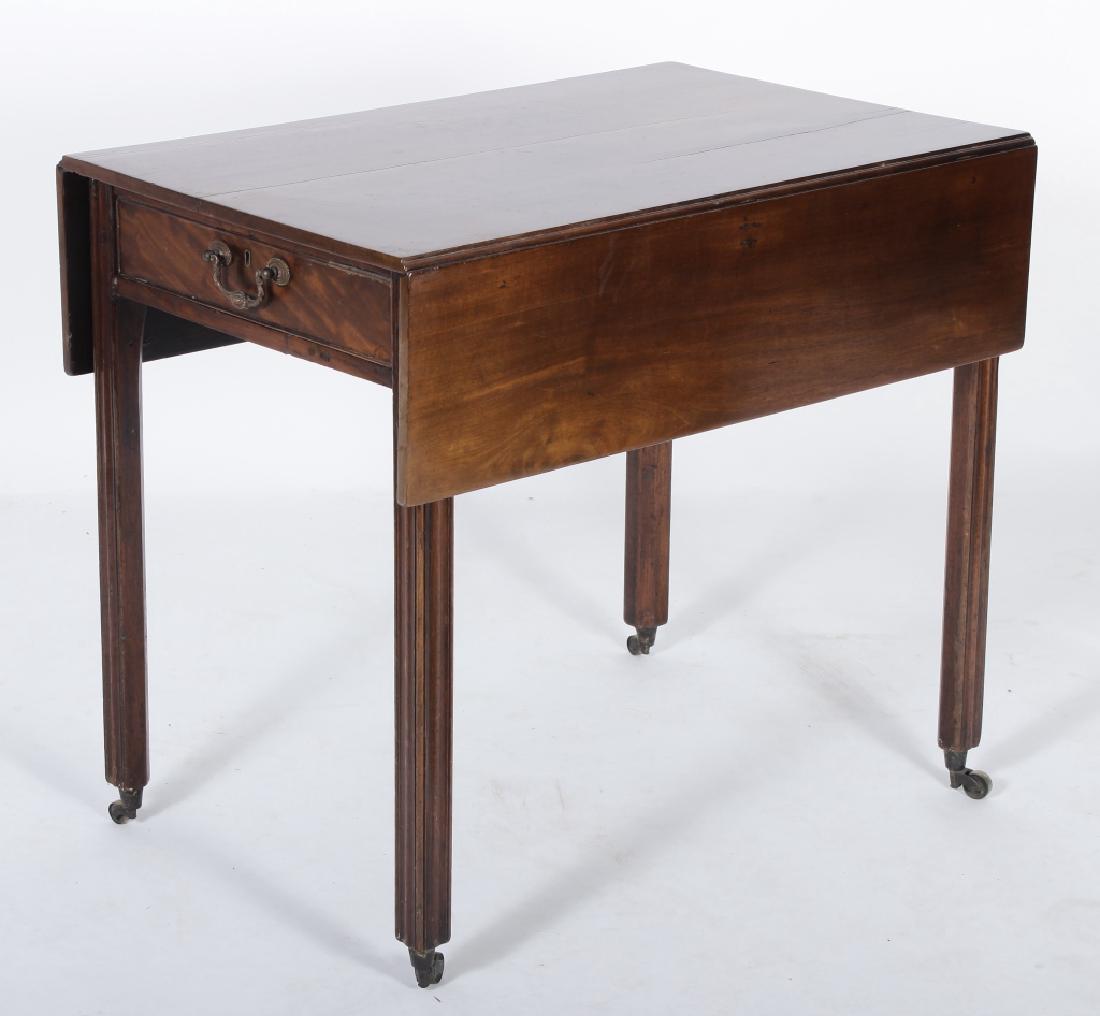 George III Pembroke Table w Faux Frieze Drawer (1 of 5)
