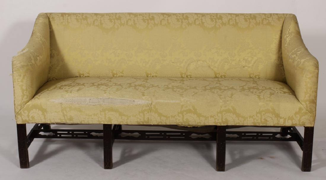 George III-Style Mahogany Petite Settee (1 of 8)