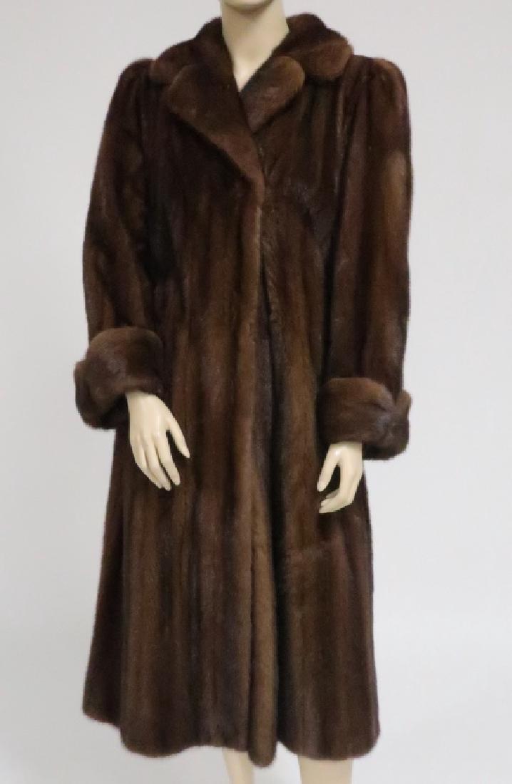 Brown Vintage Mink Coat (1 of 5)