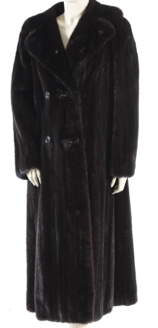 Yves St. Laurent Full Length Mink Coat (1 of 5)