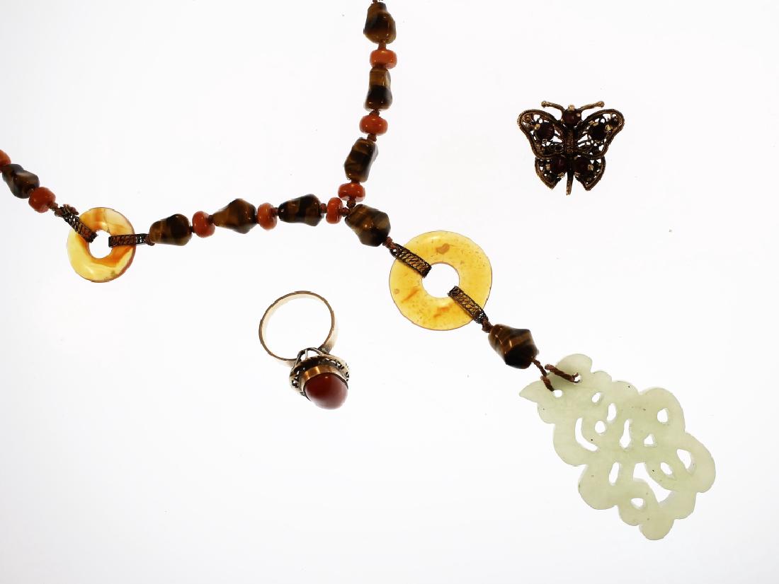 Lot of 3: 18K Gold Oxblood Coral Ring & others (1 of 6)