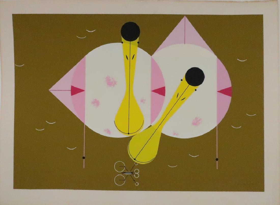 Lot of 7 Charles Harper "Birds" Serigraphs 20th C. (1 of 6)