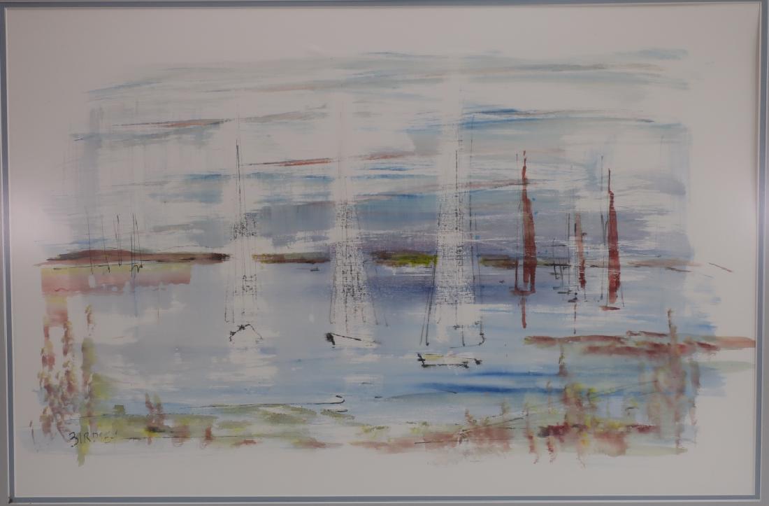 Alfred Birdsey, 2 Burmudian Sailboat Scenes, W/C (1 of 6)