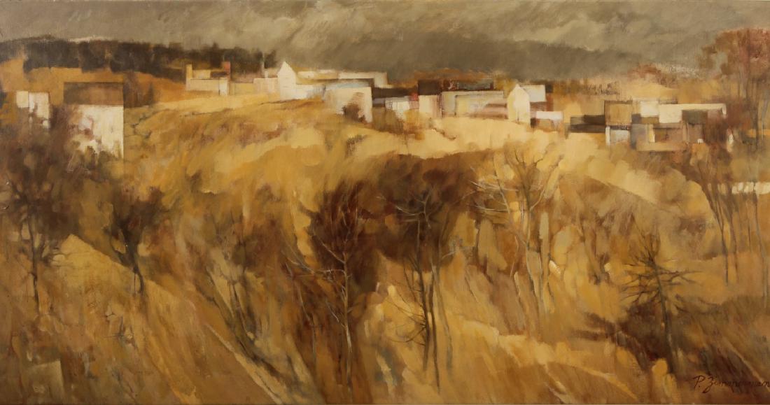 Paul Zimmerman 1921-2007 "Golden Connecticut" O/B (1 of 10)