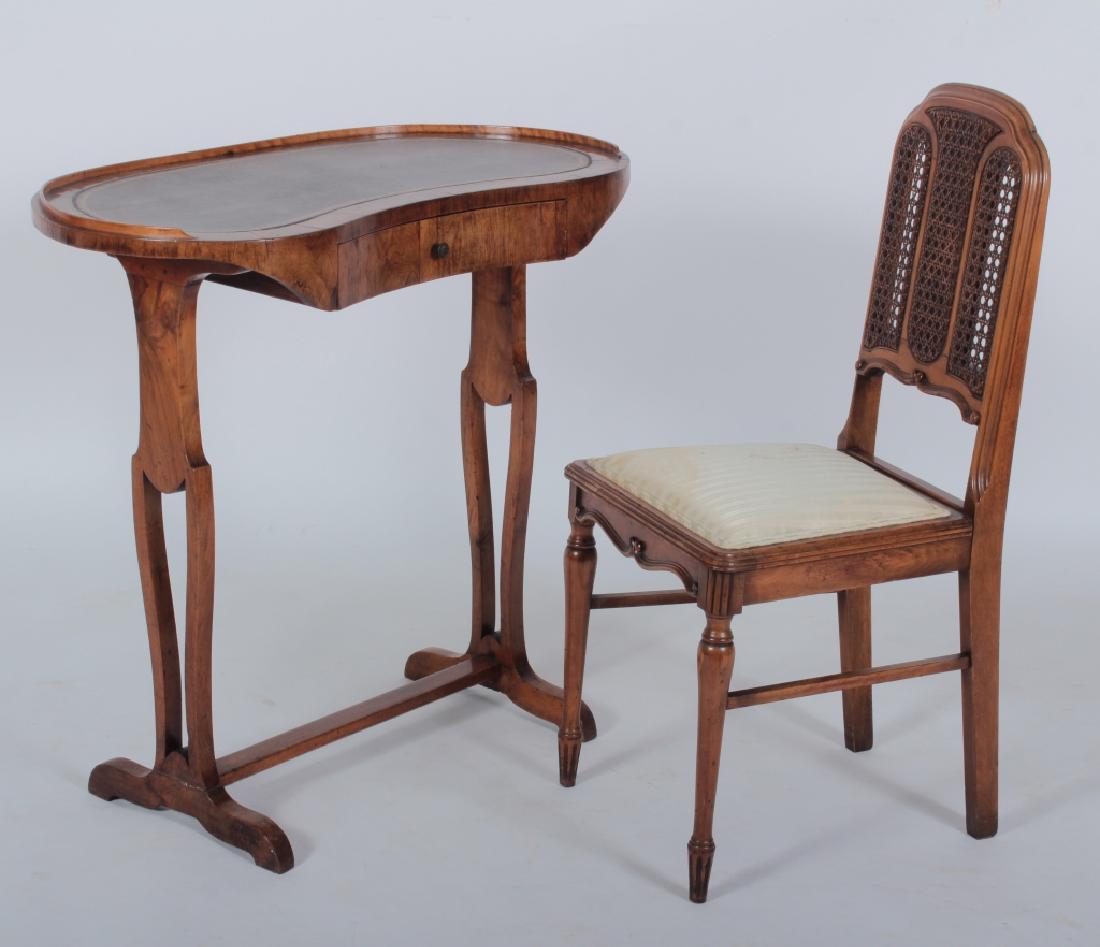 Victorian Mahogany/Leather Writing Desk and Chair (1 of 6)