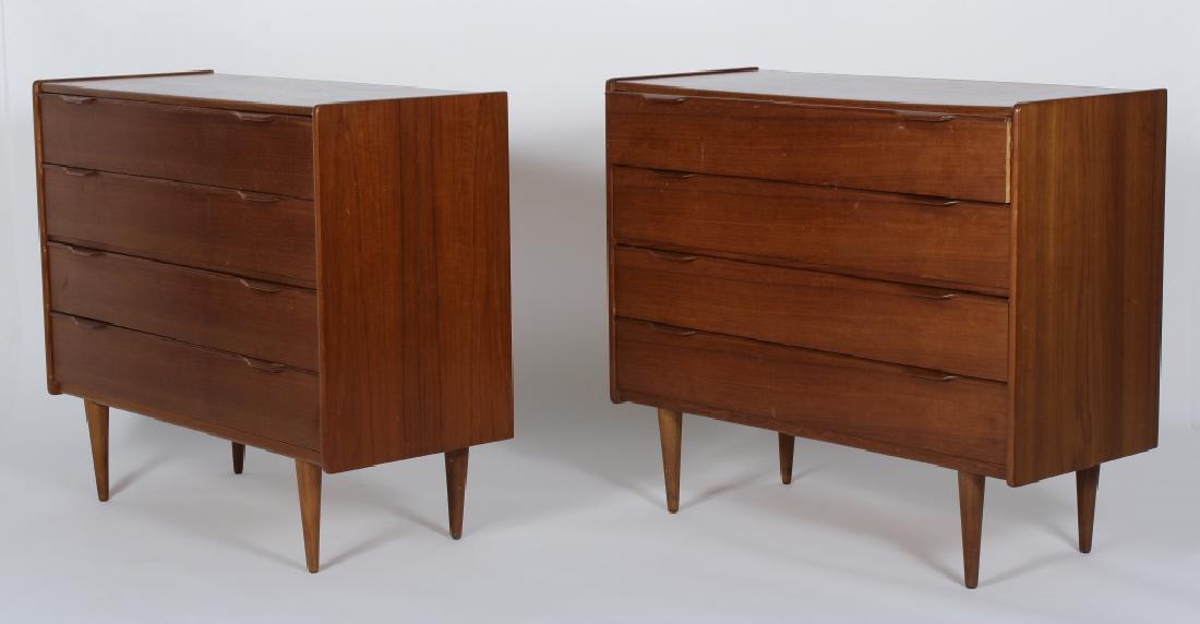 Pair of Modern Teak Chests of Drawers mid 20th c. (1 of 7)