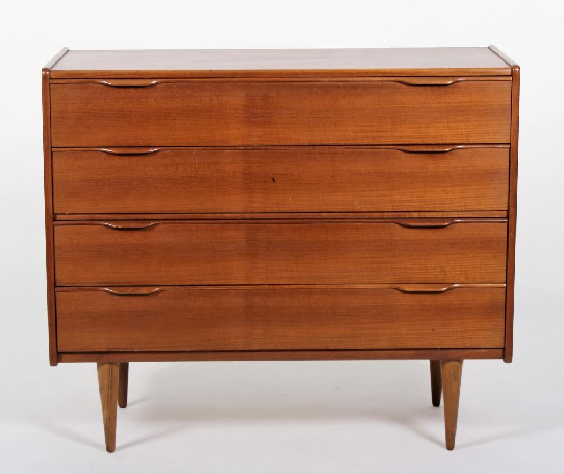 Single Modern Teak Chest of Drawers mid 20th c. (1 of 6)