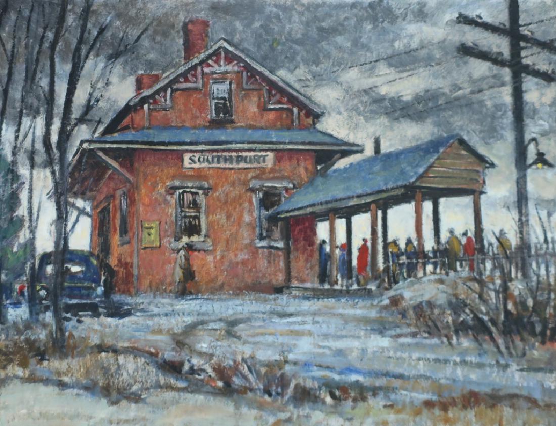 Harold C. Wolcott, Am.,The 6:45 Southport,Ct.,O/B (1 of 6)