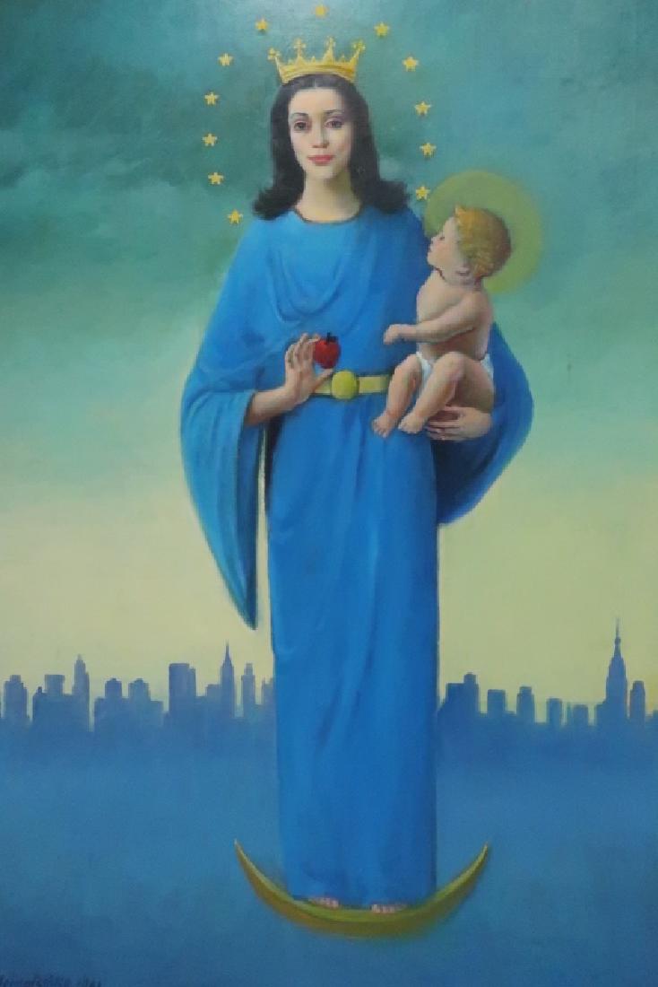 Rudolph Bernatschke, Au./Am,Madonna and Child, O/C (1 of 5)
