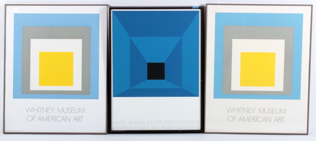 Josef Albers, 3 Exhibition Posters (1 of 8)