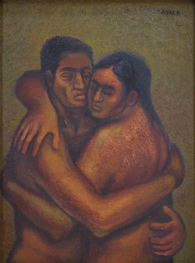 Hector Guzman Ayala (Mexican 1914-1990) "Amor" O/B (1 of 7)