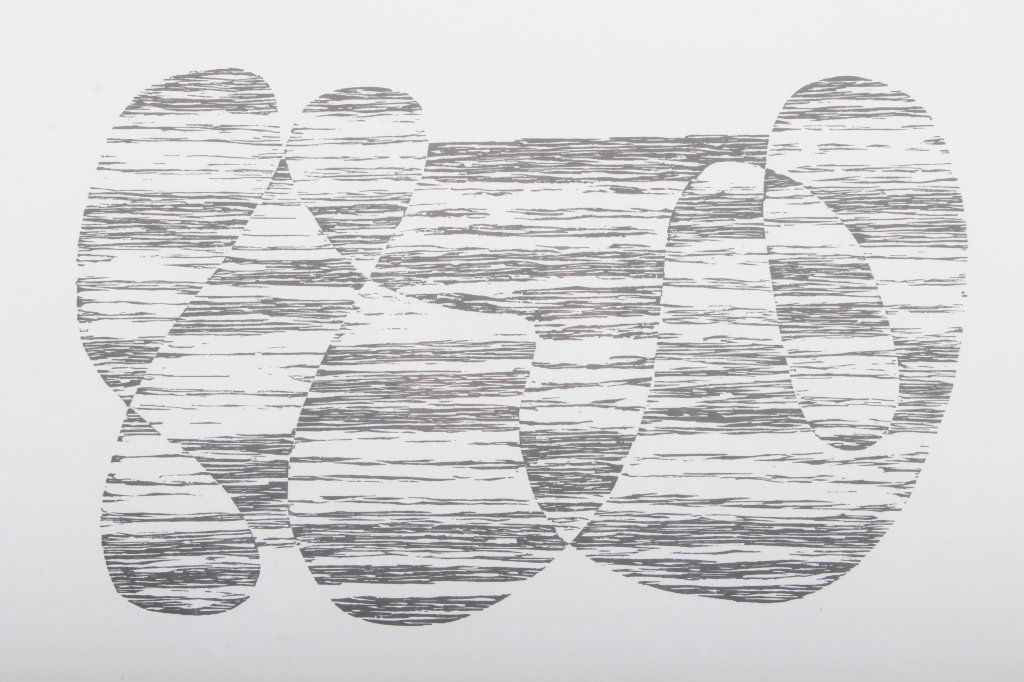 Albers, 4 Grey/Black Geometric Silkscreen Prints (1 of 7)