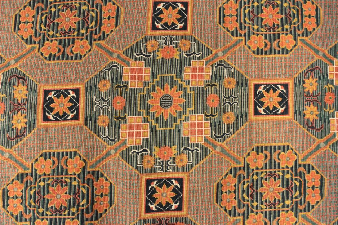 Needlepoint Rug, c. 1990, Tibetan Style (1 of 7)