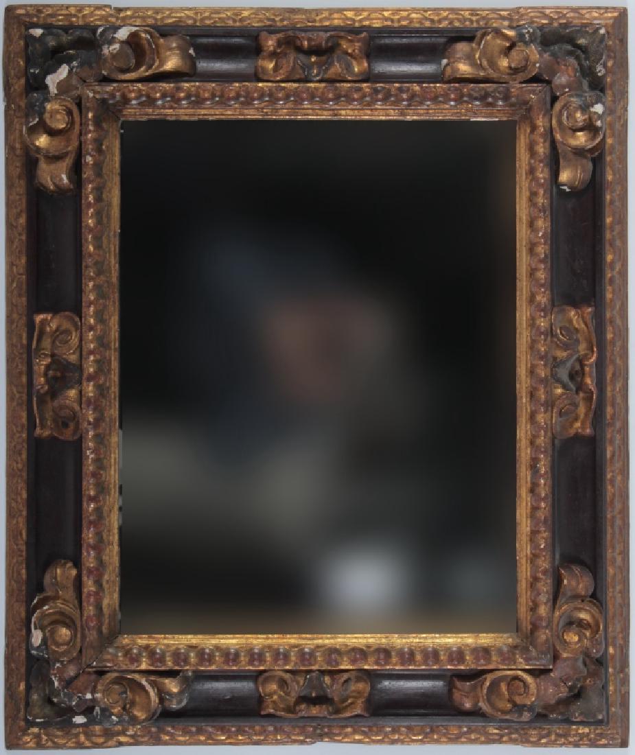 Continental Gilt Gessoed Carved Wood Framed Mirror (1 of 6)